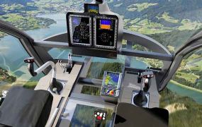 Veel belangstelling voor de Marenco SKYe SH09 op Heli-Expo