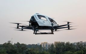 EHang EH216 Drone in Spanje voor EU AMU-LED demovlucht