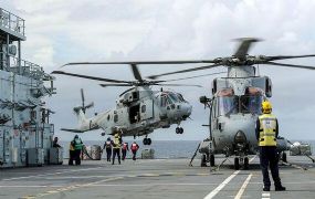 Britse Navy krijgt laatste Leonardo AW101 Mk4/4a Merlin