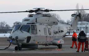 Belgische Defensie receptioneert de eerste NH-90 in marine versie NFH