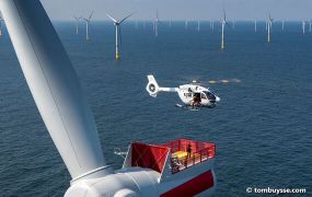 Vattenfall zoekt helikopteroperator voor zijn offshore windparken