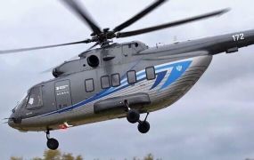 Russian Helicopters toont de Mi-171A3 Aurus helikopter