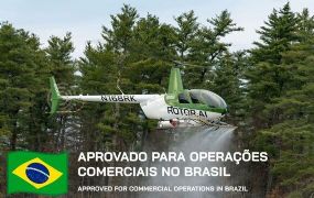 FLASH: Onbemande R44 krijgt certificatie als Sprayhawk in Brazilie