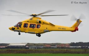 NHV piloten zetten Airbus H175 veilig aan de grond na zwaar incident  