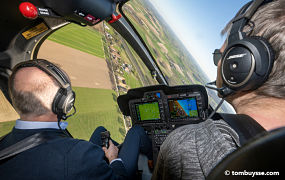 Testvlucht met een Bell 505 JetRanger 