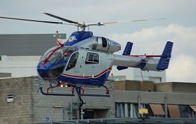 Luxemburgse HEMS helikopter te Gasthuisberg